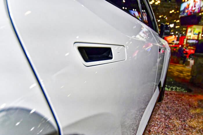 2027 Subaru Getaway EV SUV door handle