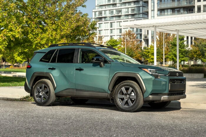 2026 Toyota RAV4 Woodland front parked on street