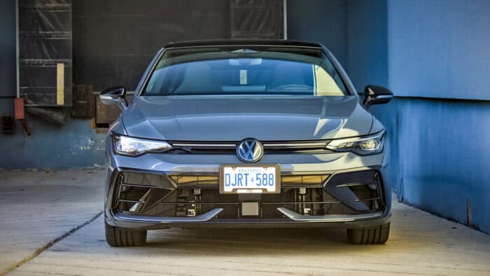 2026 VW Golf R head on