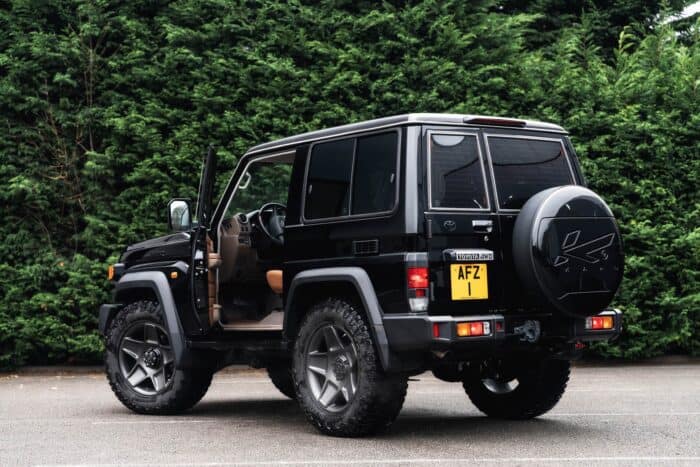 Chelsea Truck's Toyota Land Cruiser 70 Series rear