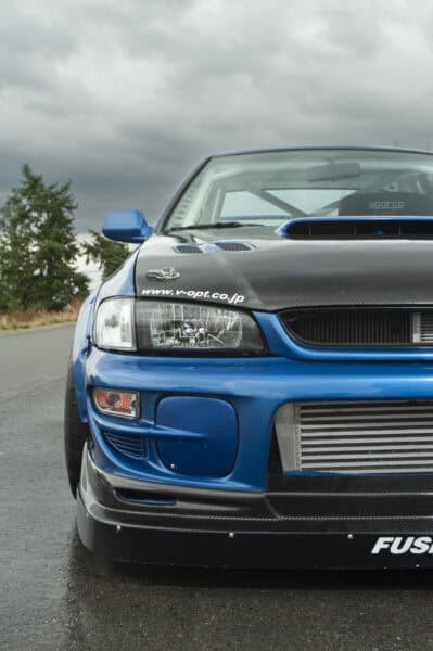 David Mann 1998 Subaru Impreza 2.5 RS headlights and bumper