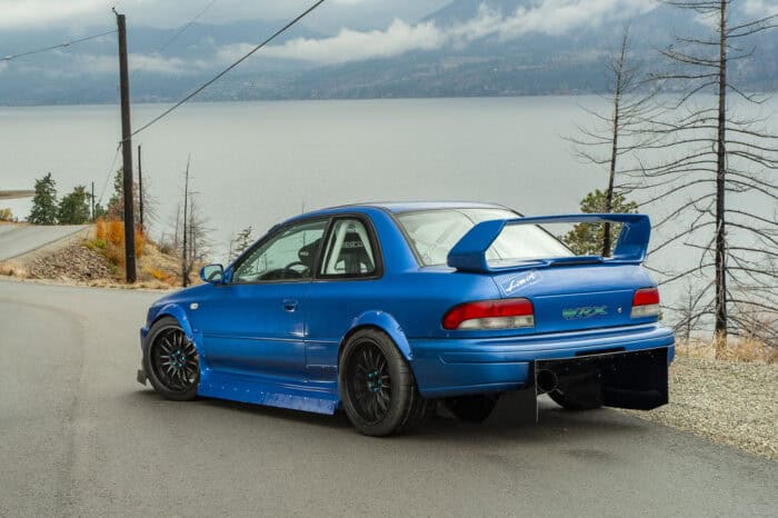 David Mann 1998 Subaru Impreza 2.5 RS rear profile
