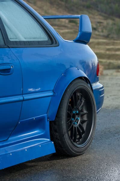 David Mann 1998 Subaru Impreza 2.5 RS rear wheel