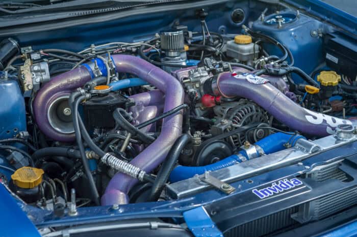 David Mann 1998 Subaru Impreza 2.5 RS engine