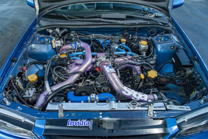 David Mann 1998 Subaru Impreza 2.5 RS engine