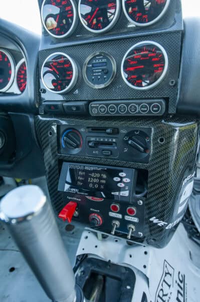 David Mann 1998 Subaru Impreza 2.5 RS centre stack and shifter