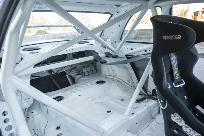 David Mann 1998 Subaru Impreza 2.5 RS rear shell with crossbars