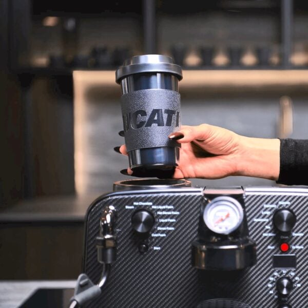 Ducati x Barista Limited Edition Carbon Fiber Espresso Machine cup