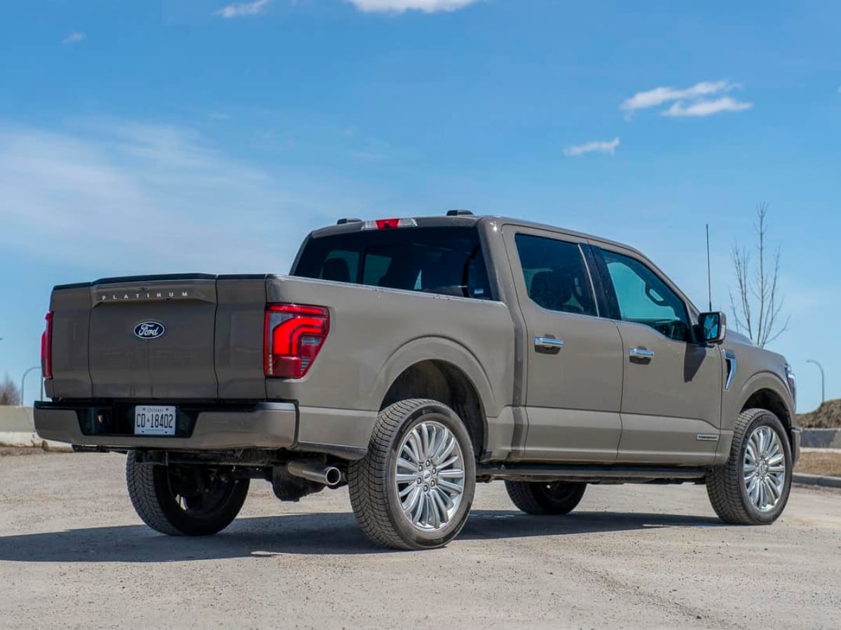 2025 Ford F-150 Platinum Plus PowerBoost Hybrid rear