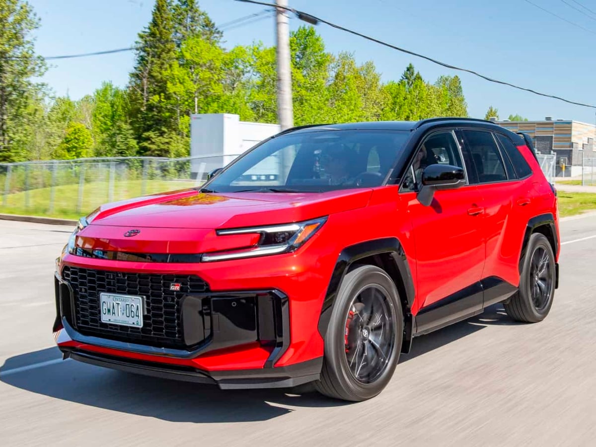 2026 Toyota RAV4 GR Sport front driving