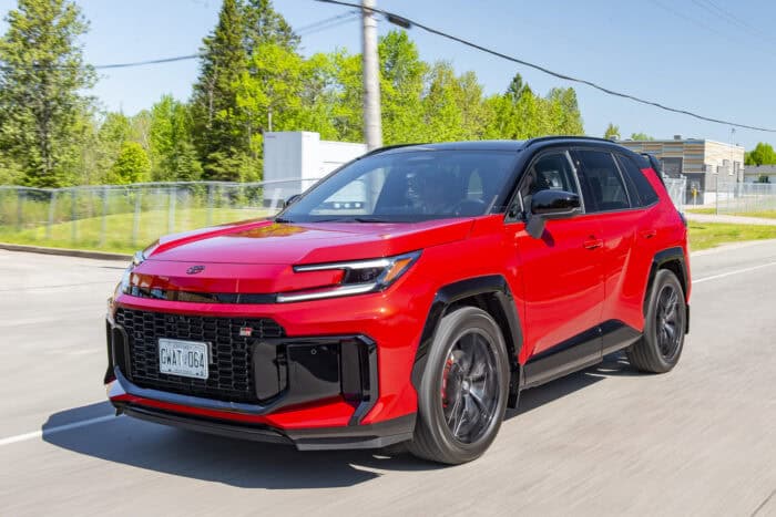 2026 Toyota RAV4 GR Sport front driving