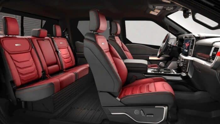Rezvani Fortress truck interior