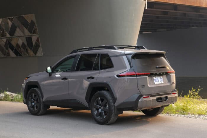 2026 Toyota RAV4 Woodland rear profile