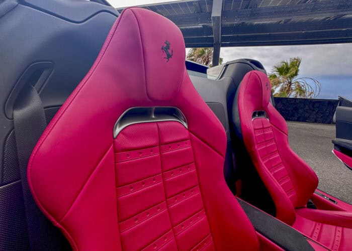 2027 Ferrari 849 Testarossa Spider red seats