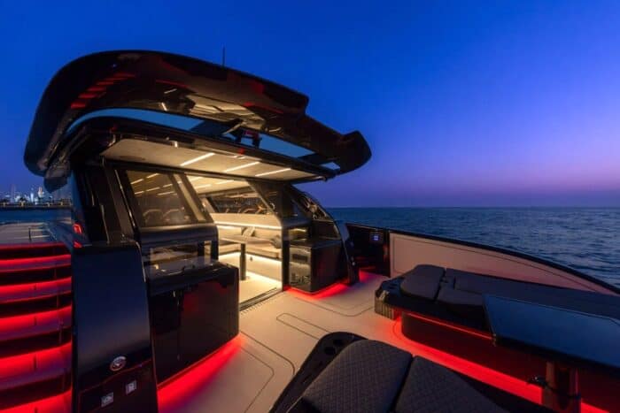 BRABUS ULTIMA 55 rear at night