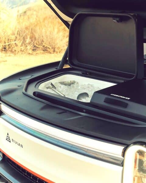 Rivian x Nike ACG R1T Recharge Truck ice cool frunk