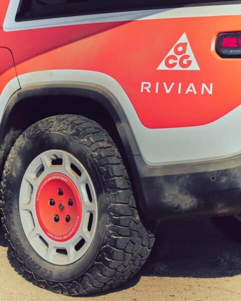 Rivian x Nike ACG R1T Recharge Truck tire