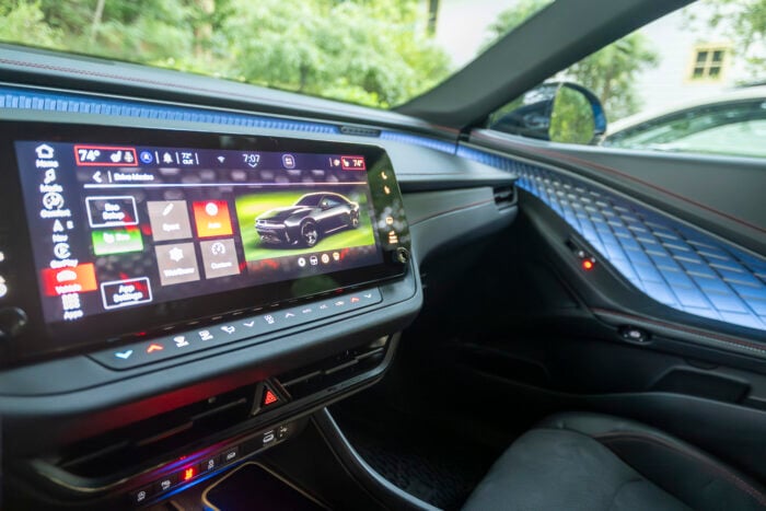 2026 Dodge Charger R/T Plus interior front screen