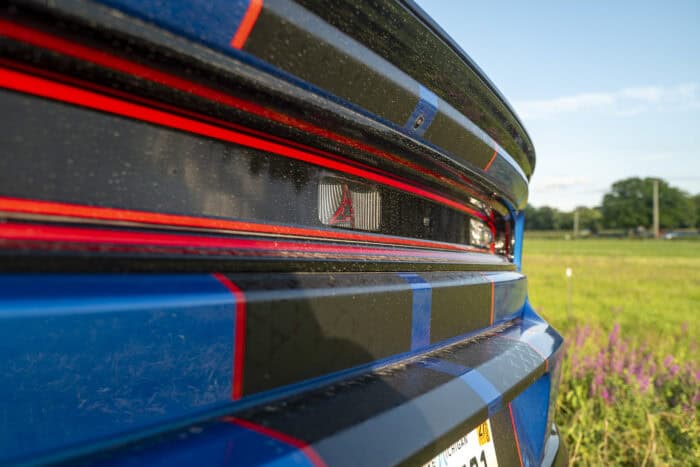 2026 Dodge Charger R/T Plus rear taillight and design up close