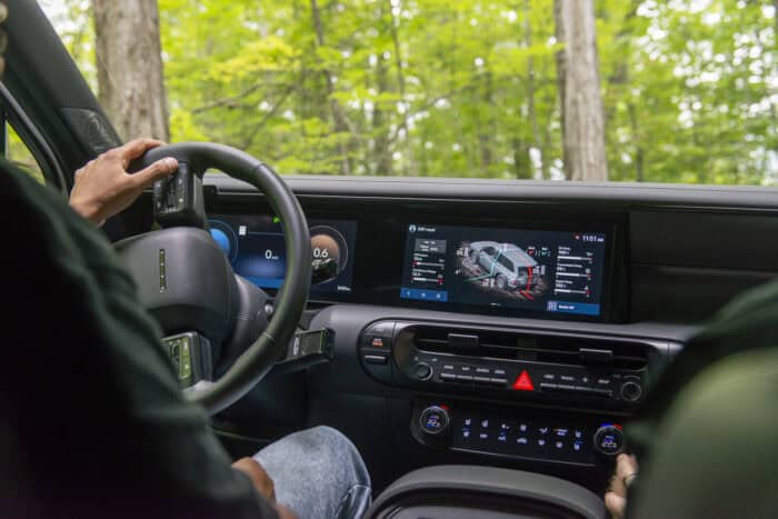 2026 Hyundai Palisade XRT PRO interior off road metrics on the screen