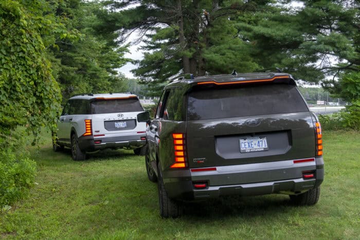 2026 Hyundai Palisade XRT PRO rear parked on grass