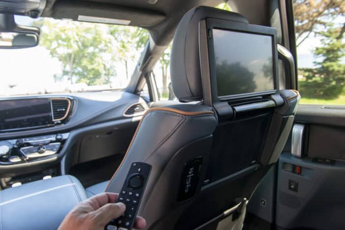 2027 Chrysler Pacifica Pinnacle rear TV