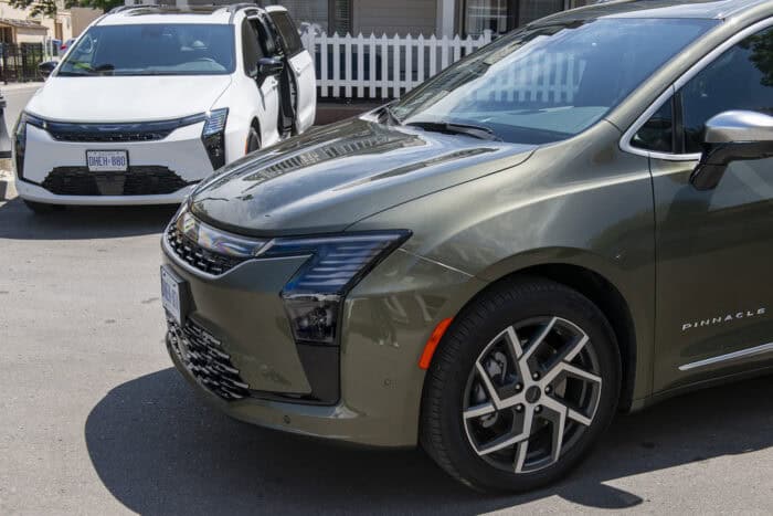2027 Chrysler Pacifica models front views