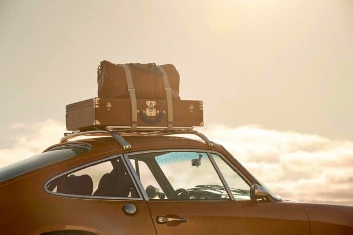 LV Singer Type 964 Porsche 911 luggage on roof