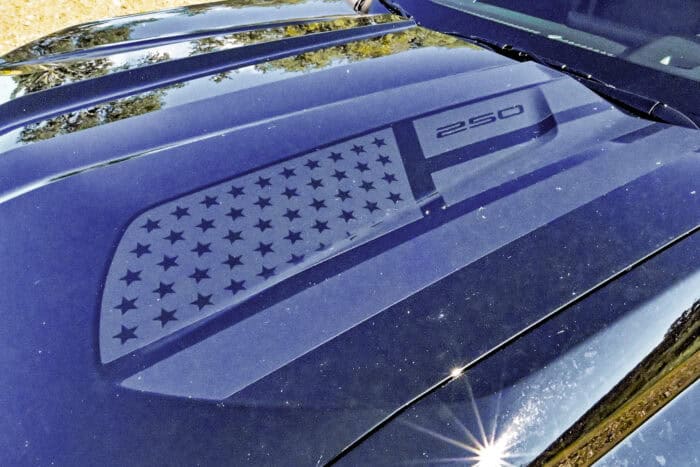 2026 Chevy Colorado Trail Boss Stars and Steel Review hood