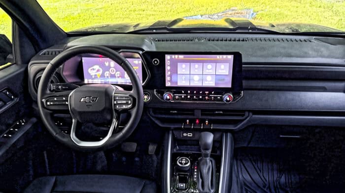 2026 Chevy Colorado Trail Boss Stars and Steel Review interior
