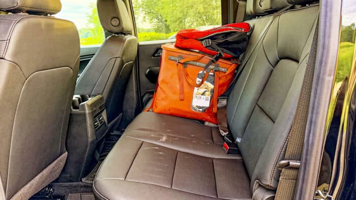 2026 Chevy Colorado Trail Boss Stars and Steel Review interior rear seats