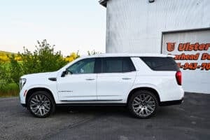 White 2026 GMC Yukon Denali Ultimate side