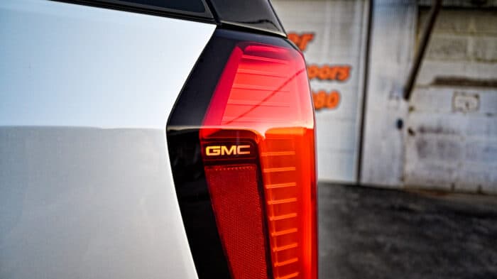 2026 GMC Yukon Denali Ultimate taillight with logo