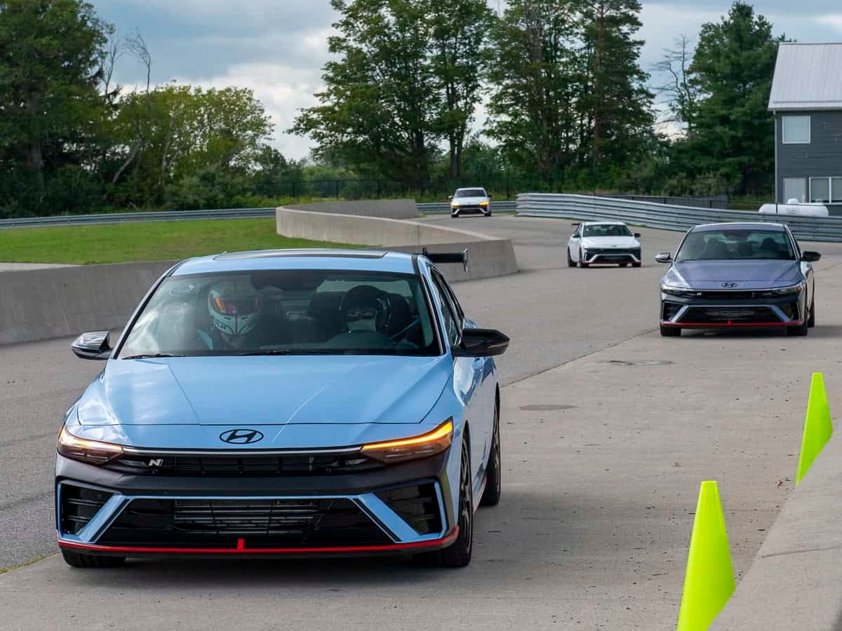 2026 Hyundai Elantra N TCR Edition at the track