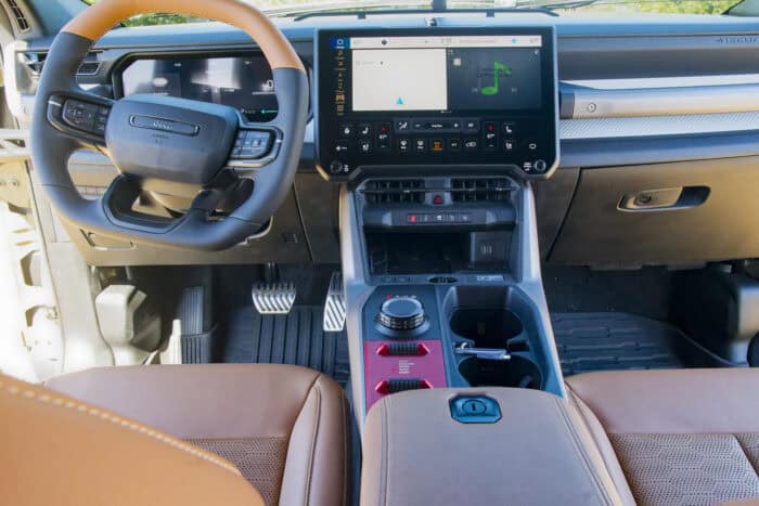 2026 Jeep Recon EV interior front cabin
