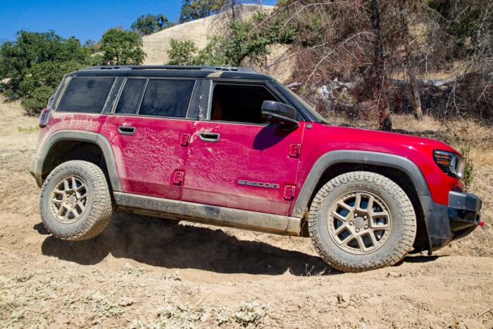 2026 Jeep Recon EV side view off roading