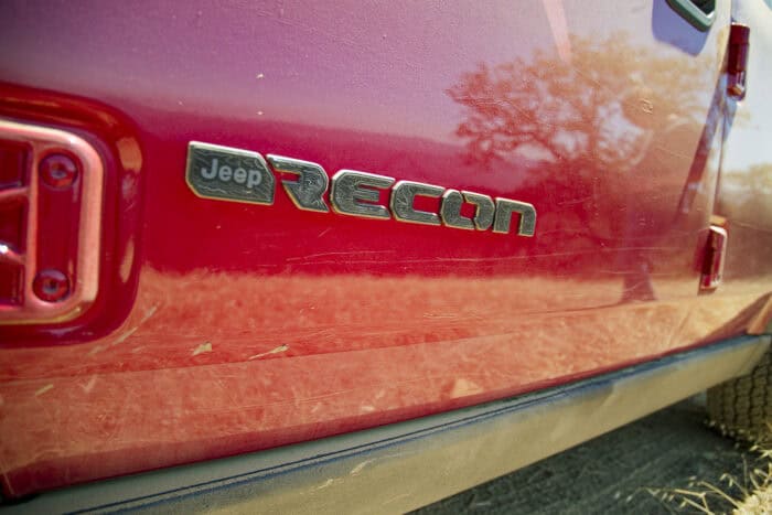 2026 Jeep Recon EV logo on suv