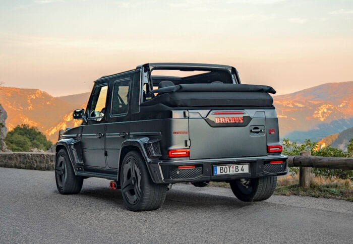 Brabus 900 Rocket Edition Cabrio rear parked