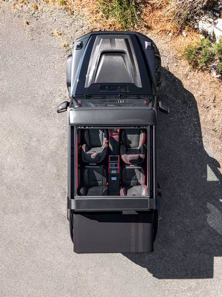 Brabus 900 Rocket Edition Cabrio top view