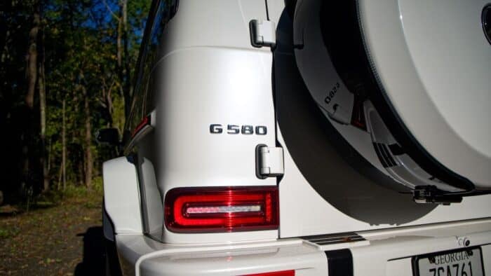 2027 Mercedes-Benz Electric G-Class 580 emblem