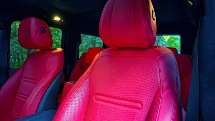 2027 Mercedes-Benz Electric G-Class seats