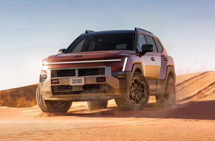 2027 Tucson XRT Pro front off roading
