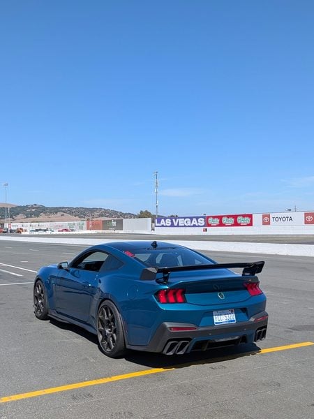 2027 ford mustang rtr rear at track