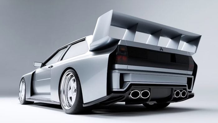 Audi Quattro restomod rear