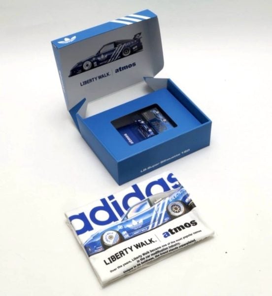 Liberty Walk Nissan 180SX box set with car and shirt