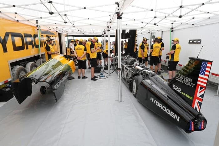 Andy Green JCB Hydromax world speed record at Bonneville